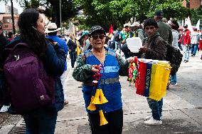 Demonstrations in Support of Colombian President Reforms