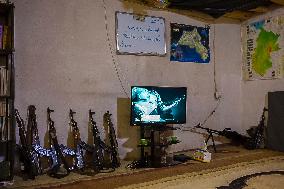 Female Peshmerga Fighters In The Mountains - Iraq