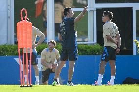 Press Conference And Training Session Of The Argentina National Team