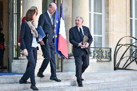 Council of Ministers at the Elysee Palace FA