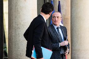 Council Of Ministers At The Elysee Palace