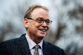 DC: NEC Director Kevin Hassett Speaks to Reporters at White House