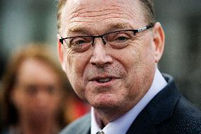 DC: NEC Director Kevin Hassett Speaks to Reporters at White House