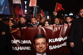 Protest in Ankara after mayor Ekrem Imamoglu s detention