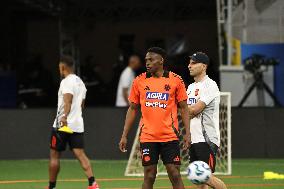 Colombian National Team Training in Brasilia
