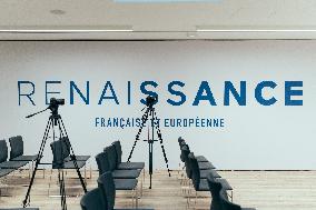 Renaissance Press Conference for the 2026 Municipal Elections - Paris AJ