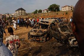 Explosions After Truck Accident Killing 6 And Injuring 19 At Karu, Abuja