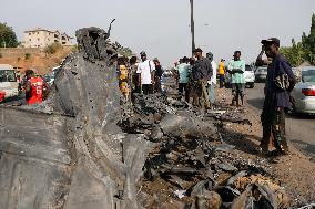 Explosions After Truck Accident Killing 6 And Injuring 19 At Karu, Abuja