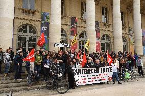 Cultural Workers Rally For Social Rights - Bordeaux