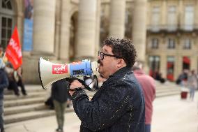 Cultural Workers Rally For Social Rights - Bordeaux