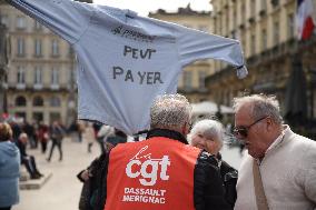 Cultural Workers Rally For Social Rights - Bordeaux