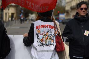 Cultural Workers Rally For Social Rights - Bordeaux