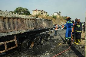 30 Vehicles Burnt, More Than 10 Confined Dead In Abuja Tanker Explosion