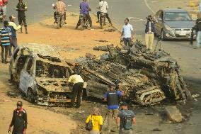 30 Vehicles Burnt, More Than 10 Confined Dead In Abuja Tanker Explosion