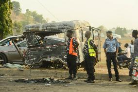 30 Vehicles Burnt, More Than 10 Confined Dead In Abuja Tanker Explosion