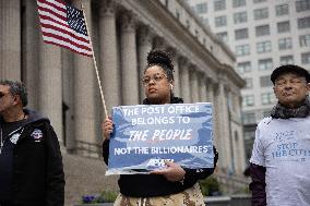 U.S. Postal Service Workers National Day Of Action Against Privatization