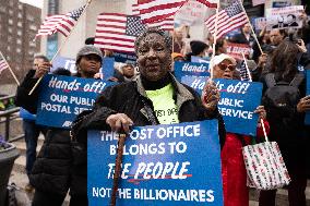 U.S. Postal Service Workers National Day Of Action Against Privatization