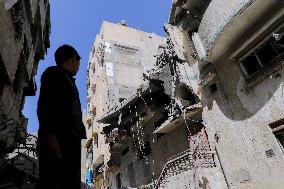 Israeli Strikes Continue To Hit Gaza - Palestine