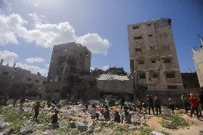 Israeli Strikes Continue To Hit Gaza - Palestine