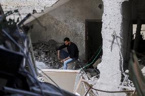 Israeli Strikes Continue To Hit Gaza - Palestine