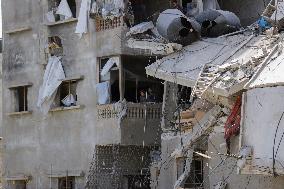 Israeli Strikes Continue To Hit Gaza - Palestine