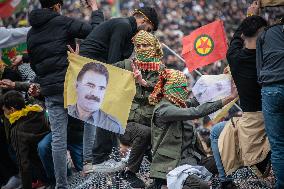 Kurdish Newroz Celebrations In Diyarbakir, Turkey