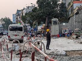 Construction Site In Hanoi