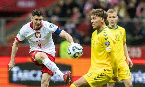 Poland vs Lithuania - World Cup 2026 European qualfiers