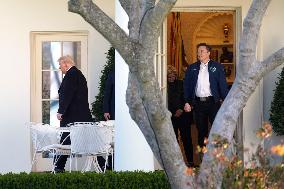 Donald Trump departs to Bedminster - Washington
