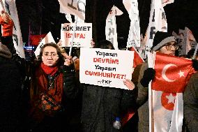 Protest Against the Arrest of Istanbul Mayor Imamoglu in Ankara