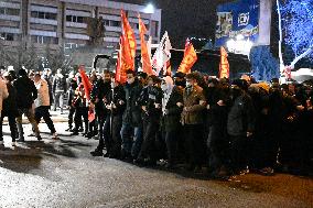 Protest Against the Arrest of Istanbul Mayor Imamoglu in Ankara