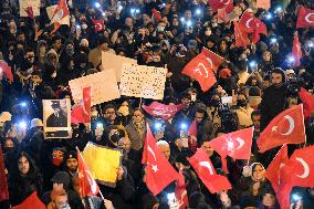 Protest Against the Arrest of Istanbul Mayor Imamoglu in Ankara