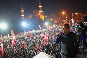 Thousands protest for second night over Istanbul mayor's arrest - Istanbul