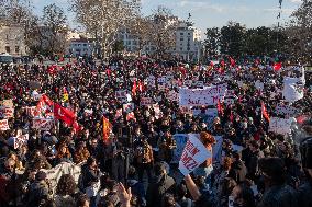 Protest After The Arrest Of Ekrem İmamoğlu In Istanbul, Turkey