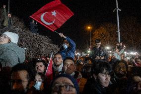 Protest After The Arrest Of Ekrem İmamoğlu In Istanbul, Turkey