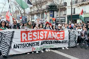 Demonstration Against Racism and Fascism - Paris AJ