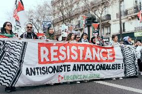 Demonstration Against Racism and Fascism - Paris AJ