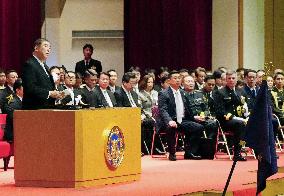 National Defense Academy commencement ceremony