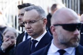 Barbara Skrzypek Funeral In Poland