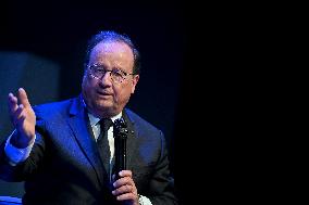 François Hollande at Series Mania in Lille