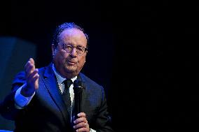 François Hollande at Series Mania in Lille