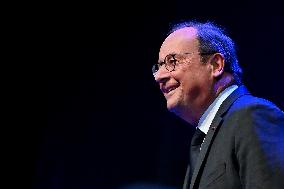 François Hollande at Series Mania in Lille