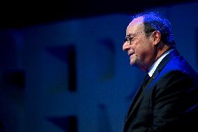 François Hollande at Series Mania in Lille