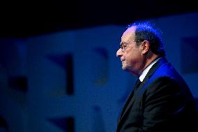 François Hollande at Series Mania in Lille