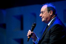 François Hollande at Series Mania in Lille