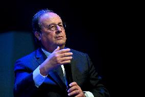 François Hollande at Series Mania in Lille