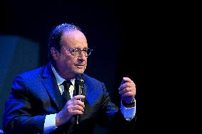 François Hollande at Series Mania in Lille