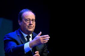 François Hollande at Series Mania in Lille