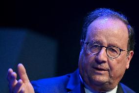 François Hollande at Series Mania in Lille