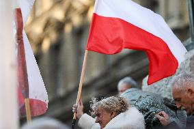 Anti-government Protest In Krakow